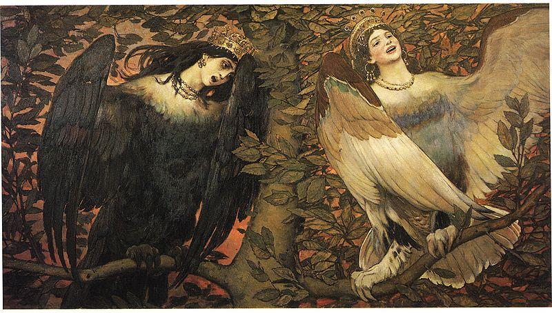 Birds of Joy and Sorrow, Viktor Vasnetsov